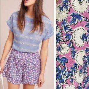 Anthropologie Ett:Twa Simone Ruffle Shorts, Size Large